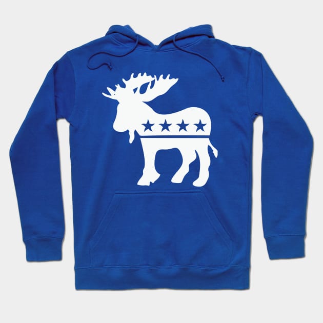 North Country Young Democrats Moose Hoodie by nocoyoungdems